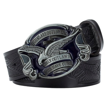 Eagle Leather Cowboy Belt