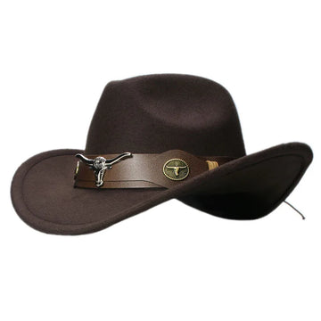 Western Cowgirl Bull Head Hat