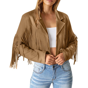 Suede Tassel Jacket
