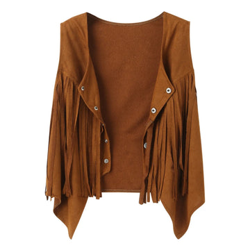 Sleeveless Tassel Vest
