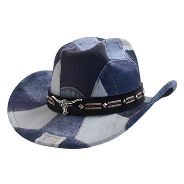 Western Cowgirl Denim Hat