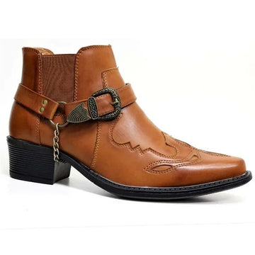 Men Vintage Leather Boots