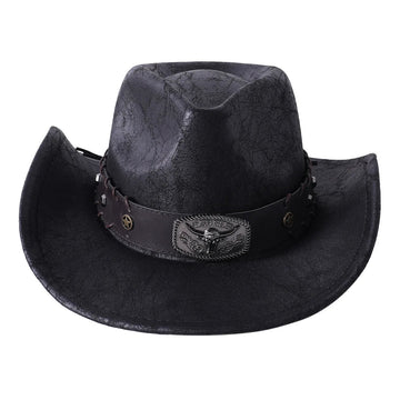 Western Cowboy Leather Hat