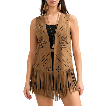 Sleeveless Tassel Vest
